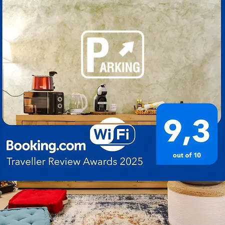 Special Offer! Secret Zen House In The Center W Free Parking And 24hours Automatic Check-in - With Netflix & Disneyplus And Air Conditioning Apartmán